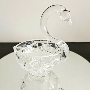 VTG Crystal Swan Bowl